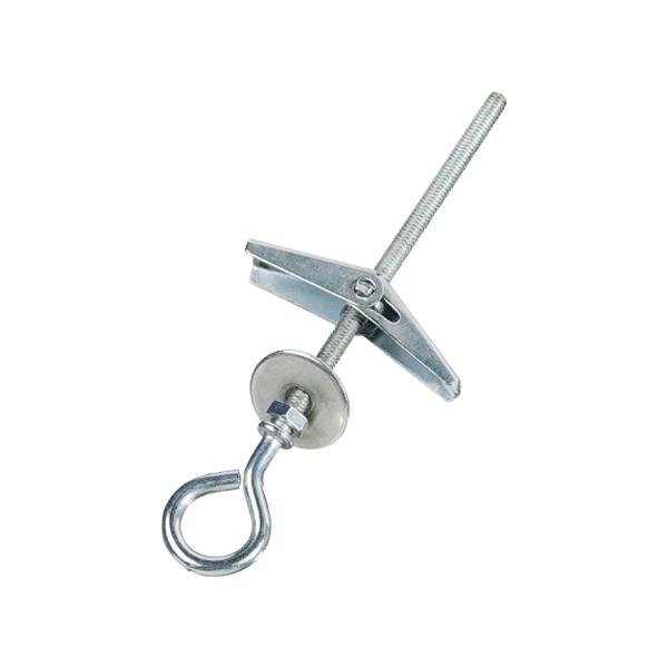Kotva rozkládací s uzavřeným hákem 4 mm × 75 mm stříbrná Kotva rozkládací s uzavřeným hákem 4 mm × 75 mm stříbrná