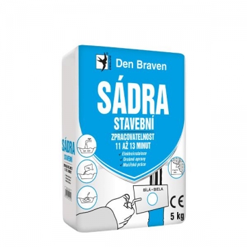 Sádra stavební 20 kg pytel