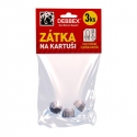 Zátka na kartuši (šroubovací vršek) 3 ks blistr bílá