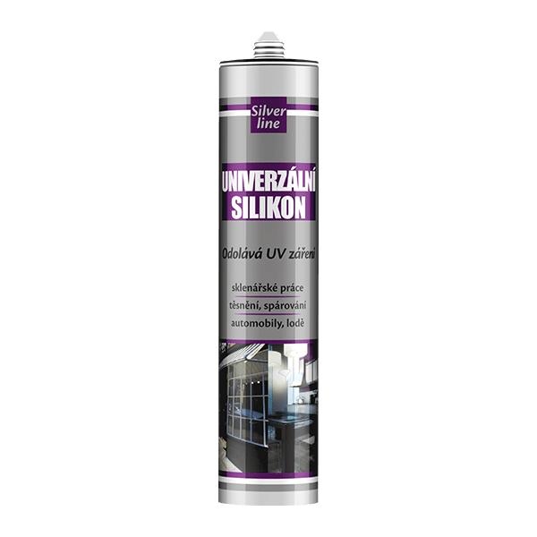 Univerzální silikon Silver Line 280 ml černá Univerzální silikon Silver Line 280 ml černá